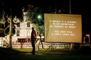 Exibição do documentário em Belém (PA) (Imagem: Mídia Ninja/ Flickr)