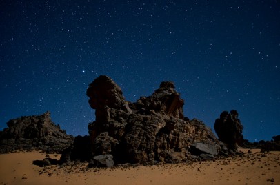 Formação no Saara argelino. Foto de Patrick Hamilton/Flickr