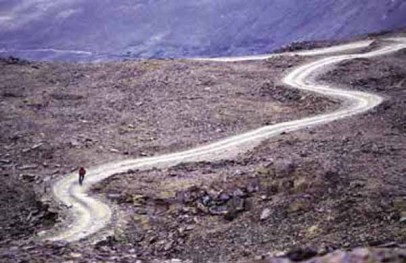 Montanha de Chacaltaya, a caminho de La Paz