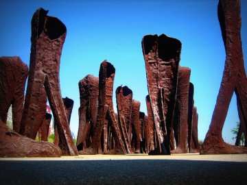 Escultura "Agora", em Chicago (Magdalena Abakanowicz/ Flickr)