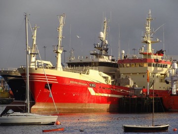 Traineira no porto de Killybegs, na Irlanda. Foto de Nick/Flickr